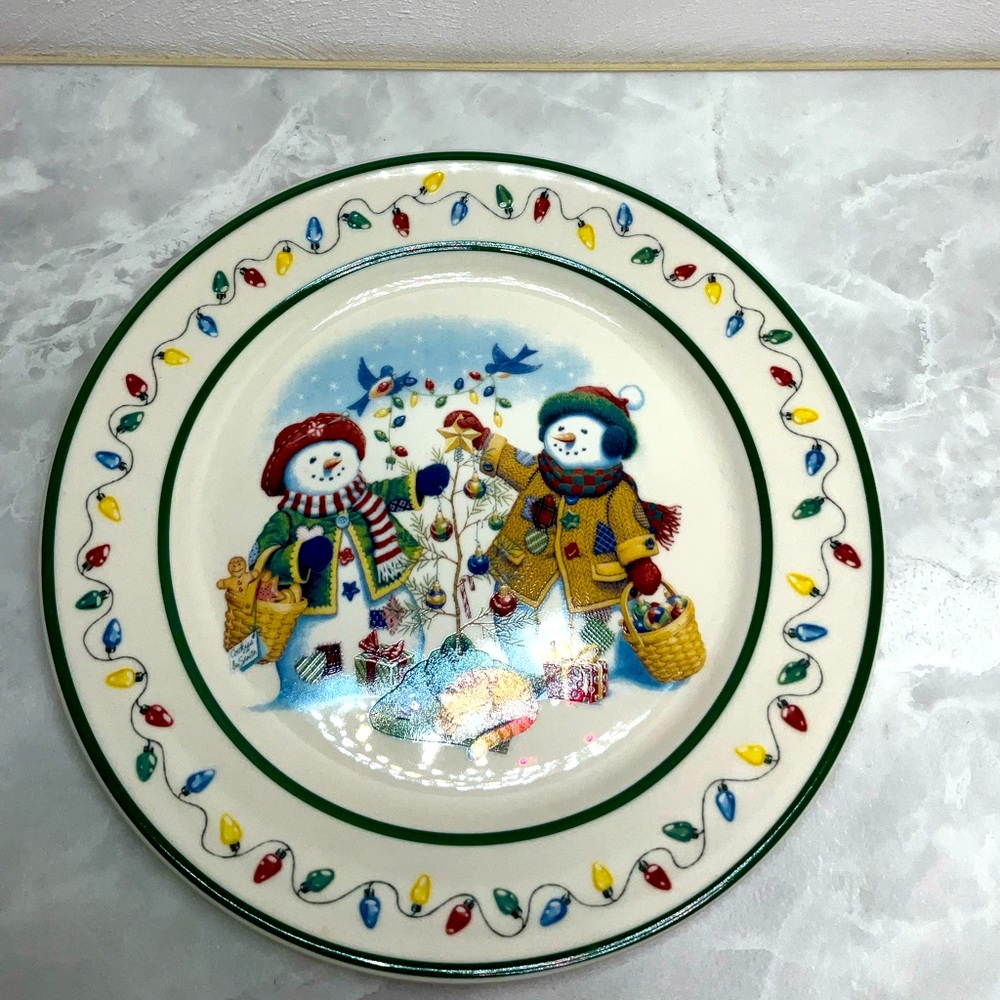 VINTAGE Longaberger Christmas Plate